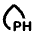 Water Ph Icon from Rounded Line - Material Pro Set