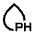 Water Ph Icon from Outlined Line - Material Symbols Set