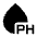 Water Ph Fill Icon from Outlined Fill - Material Symbols Set