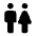 Wc Icon from Rounded Line - Material Pro Set