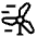 Wind Power Icon from Outlined Line - Material Symbols Set