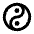 Yin Yang Symbol Icon from Sharp Line - Material Pro Set
