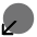 Circle Bottom Down Icon from Solar Bold Duotone Set