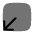 Square Bottom Down Icon from Solar Bold Duotone Set