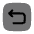Undo Left Square Icon from Solar Bold Duotone Set