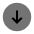 Round Arrow Down Icon from Solar Bold Duotone Set