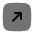 Square Arrow Right Up Icon from Solar Bold Duotone Set