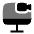 Monitor Camera Icon from Solar Bold Duotone Set