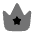 Crown Star Icon from Solar Bold Duotone Set