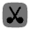 Scissors Square Icon from Solar Bold Duotone Set