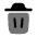 Trash Bin Trash Icon from Solar Bold Duotone Set