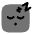 Sleeping Square Icon from Solar Bold Duotone Set
