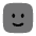 Smile Square Icon from Solar Bold Duotone Set