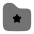 Folder Favourite (Star) Icon from Solar Bold Duotone Set