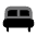 Bed Icon from Solar Bold Duotone Set