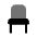 Chair Icon from Solar Bold Duotone Set