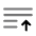 List Arrow Up Icon from Solar Bold Duotone Set