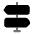 Signpost Icon from Solar Bold Duotone Set