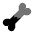 Bone Crack Icon from Solar Bold Duotone Set