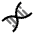 DNA Icon from Solar Bold Duotone Set