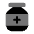 Jar Of Pills Icon from Solar Bold Duotone Set