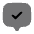 Chat  Square Check Icon from Solar Bold Duotone Set