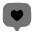 Chat Square Like Icon from Solar Bold Duotone Set