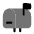 Mailbox Icon from Solar Bold Duotone Set
