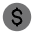 Dollar Minimalistic Icon from Solar Bold Duotone Set