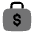 Money Bag Icon from Solar Bold Duotone Set