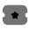 Ticker Star Icon from Solar Bold Duotone Set