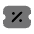 Ticket Sale Icon from Solar Bold Duotone Set