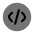 Code Circle Icon from Solar Bold Duotone Set