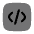 Code Square Icon from Solar Bold Duotone Set