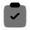 Clipboard Check Icon from Solar Bold Duotone Set