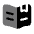 Notebook Bookmark Icon from Solar Bold Duotone Set