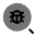 Minimalistic Magnifer Bug Icon from Solar Bold Duotone Set