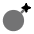 Bomb Icon from Solar Bold Duotone Set