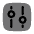 Tuning Square Icon from Solar Bold Duotone Set