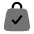 Bag Check Icon from Solar Bold Duotone Set