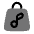 Bag Music Icon from Solar Bold Duotone Set
