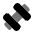 Dumbbell Large Icon from Solar Bold Duotone Set