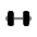 Dumbbell Small Icon from Solar Bold Duotone Set