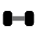 Dumbbell Icon from Solar Bold Duotone Set