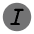 Text Italic Circle Icon from Solar Bold Duotone Set