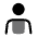 User Hands Icon from Solar Bold Duotone Set