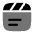 Clapperboard Text Icon from Solar Bold Duotone Set