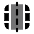 Video Frame Cut Icon from Solar Bold Duotone Set