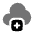Cloud Plus Icon from Solar Bold Duotone Set