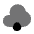 Cloud Waterdrop Icon from Solar Bold Duotone Set